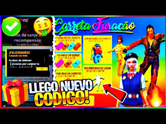 Garena Free Fire - 💥¡ÚLTIMOS CÓDIGOS!💥 ENTRA YA A: https