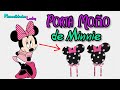 ❤️ CÓMO HACER PARTA GANCHOS/ MOÑOS DE MINNIE MOUSE PASO A PASO ❤️Accesorios de niñas