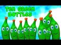 десять зеленые бутылки | детский стишок для детей | Ten Greens Bottles | песня в россии для детей