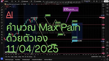 AI EP34 | คำนวณ Max Pain ด้วยตัวเอง 11 04 2025