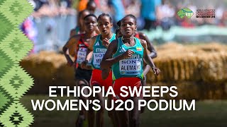 Alemayo leads Ethiopia to podium sweep | World Athletics Cross Country Championships Belgrade 24