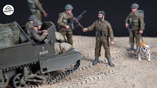Commander Colin Maud, Beachmaster, D-Day 1944 - The Longest Day  - 1/35 WW2 Diorama