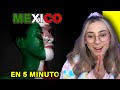 EXTRANJERA 🇲🇽 REACCION a MÉXICO EN 5 MINUTOS ❤️