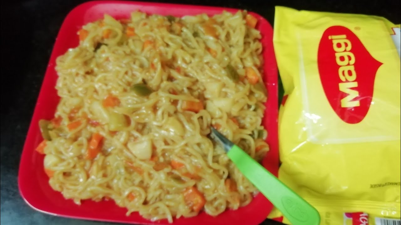 Vegetable magi preparation in two minutes //మ్యాగీ తయారీ విధానం.. - YouTube