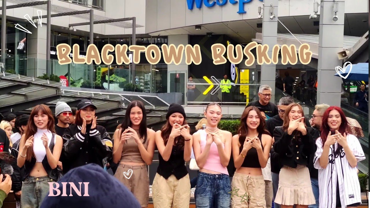 Went to Blacktown to watch BINI, Ben&Ben, Maymay & KZ Tandingan | busking in Sydney for #1mxsyd 🇦🇺✨