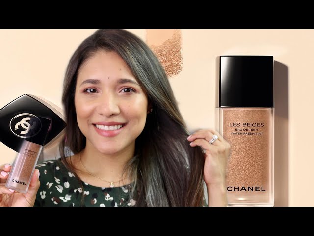 CHANEL LES BEIGE FRESH WATER TEINT REVIEW WEAR TEST, CHANEL NATURAL FINISH  LOOSE POWDER IN SHADE 30 