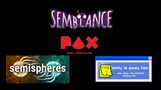 Information PAX East 2017 #4: INDIE MINIBOOTH ft. Semispheres, Emily Is Away Too and Semblance Guide