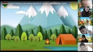 Kegiatan Pramuka Siaga Virtual via zoom meeting - Ice breaking Bim bum