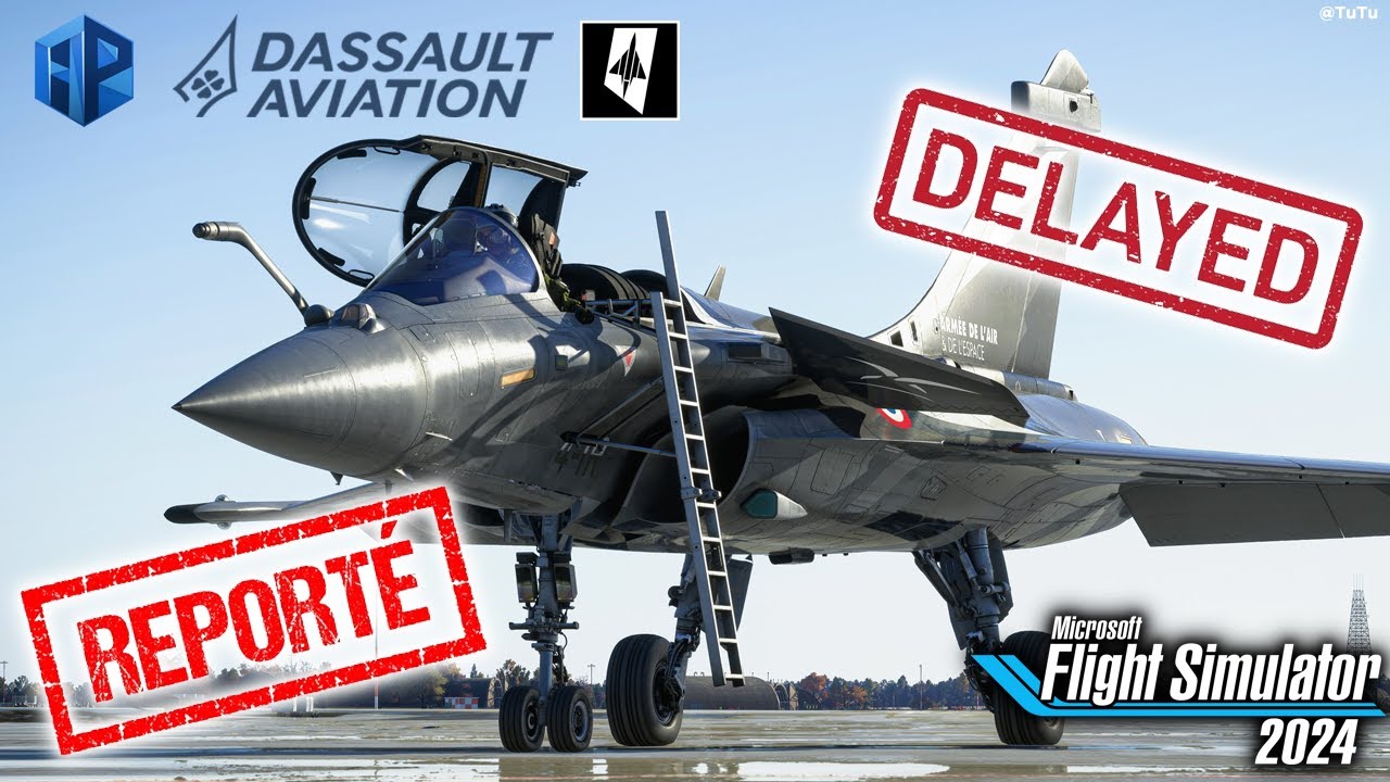 Azurpoly Rafale Le Rafale d'Azurpoly reporté - MSFS2024 - YouTube