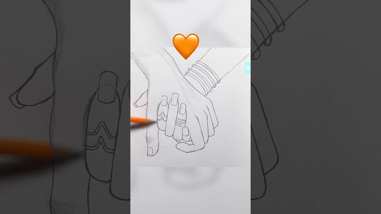 Couple holding hands 🧡 