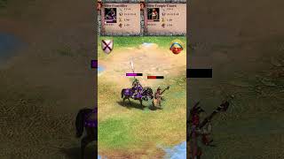 Elite Coustillier (Burgundians) vs Elite Temple Guard (Musica) #aoe2de