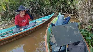 nekat!!!mancing di sungai yang habis hujan lebat.....     ( Jejak pemancing)