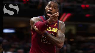 LeBron James' frustration boils over, leads to first ejection of NBA career.