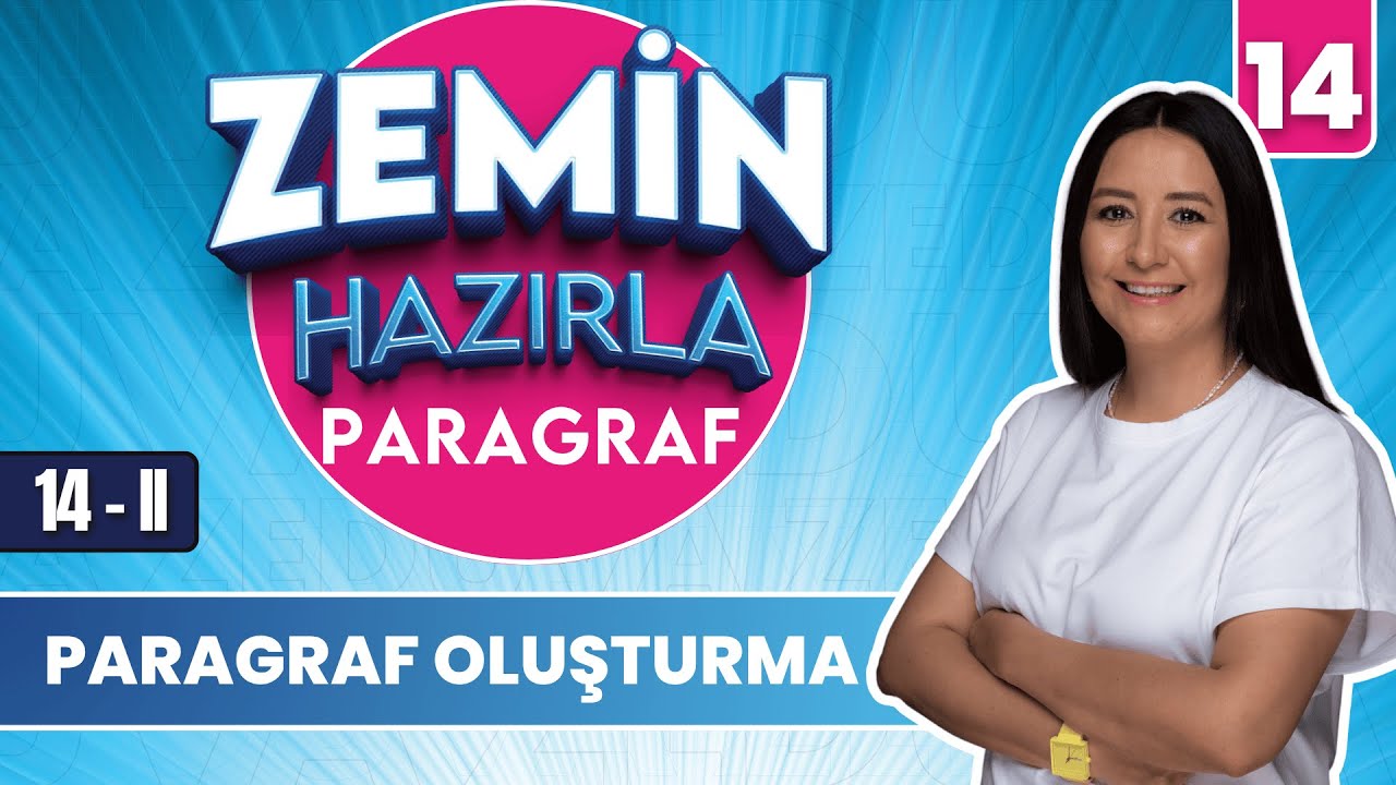 Paragraf Oluşturma Soru Çözümü | 20 GÜNDE ZEMİN HAZIRLA PARAGRAF ANLAM KAMPI 2026 | 14-II