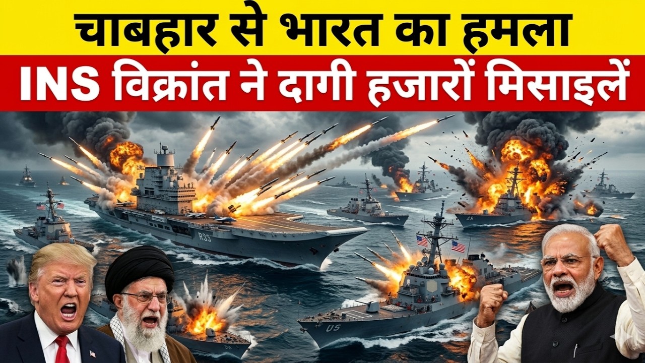 Chabahar Port पर घमासान, INS Vikrant के पलटवार से हिला व्हाइट हाउस | Trump ने अच्छा नहीं किया