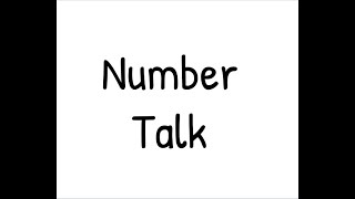 Number Talk: Doubles/Near Doubles
