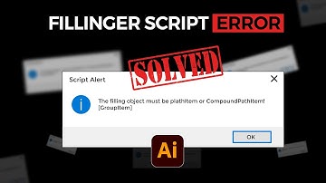 The filling object must be plathItem or CompoundPathItem! [GroupItem] | Fillinger Script Error