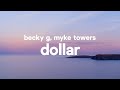 Becky G, Myke Towers - DOLLAR (Letra / Lyrics)