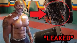 Mike Tyson DESTROYS Heavy Bag?👀SCARY POWER PUNCHES! | New Training for Jake Paul FIGHT [2024] AGE 57