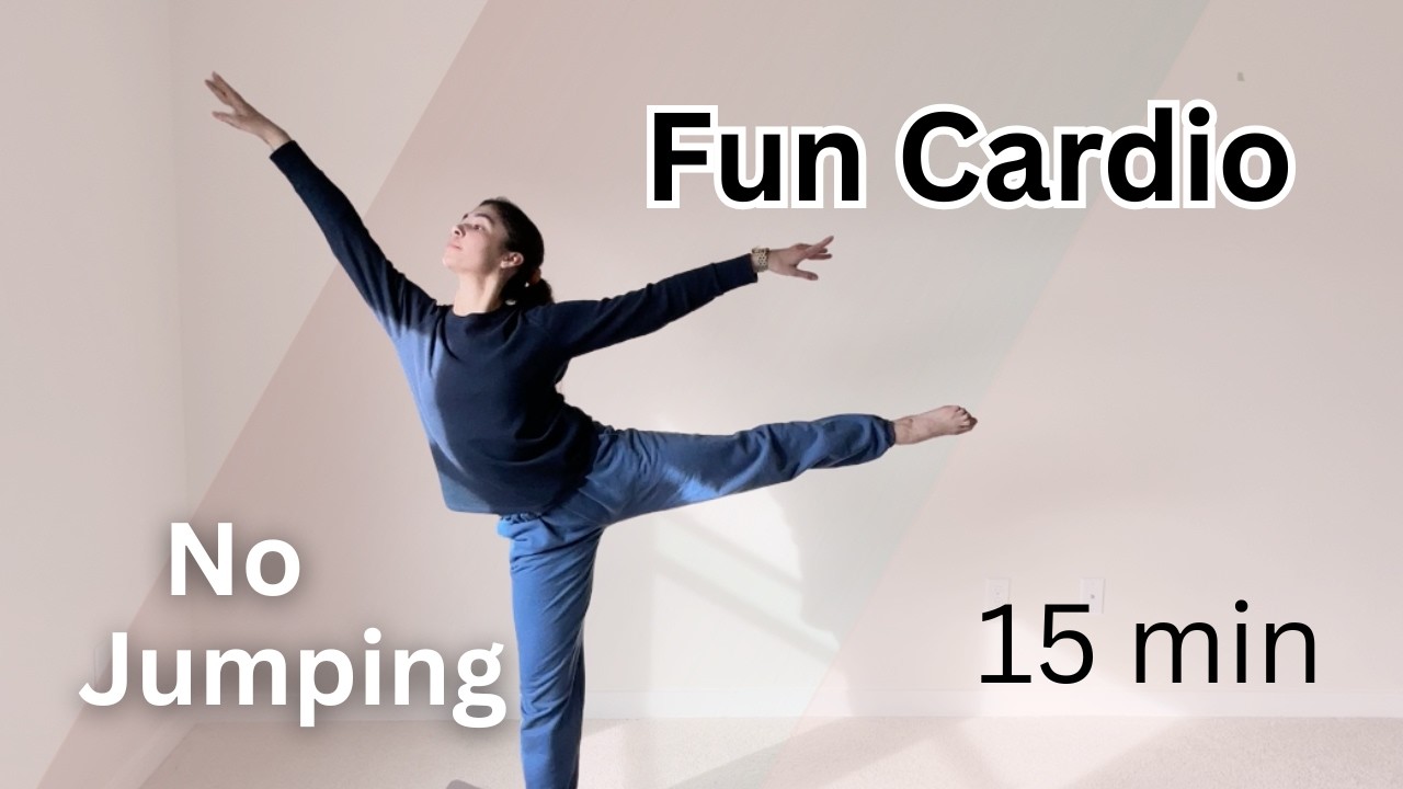 Easy Low-Impact Cardio Workout at Home | Day 14 (No Jumping, 15 min, No Equipment)