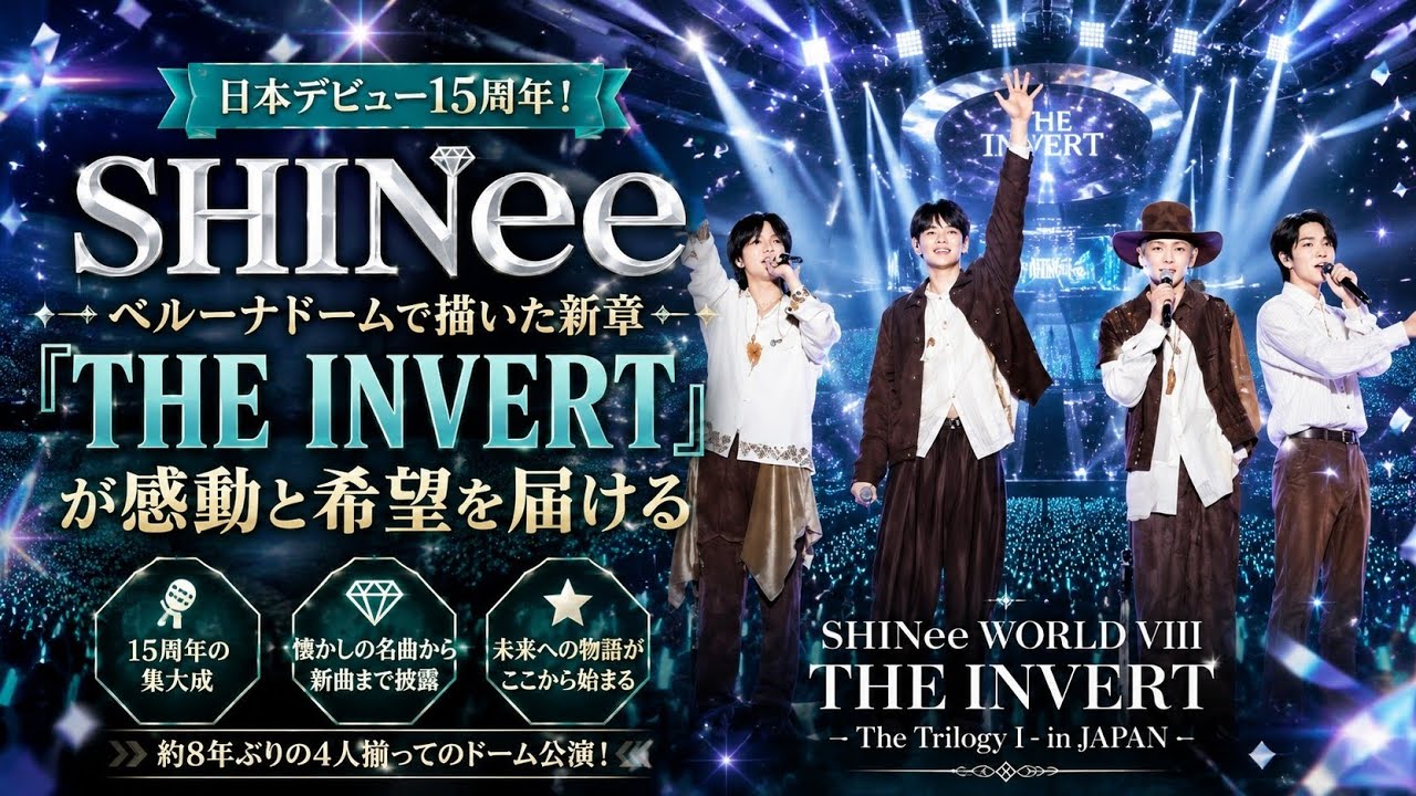 🎤✨ SHINee celebrates 15 years since their Japanese debut! Their