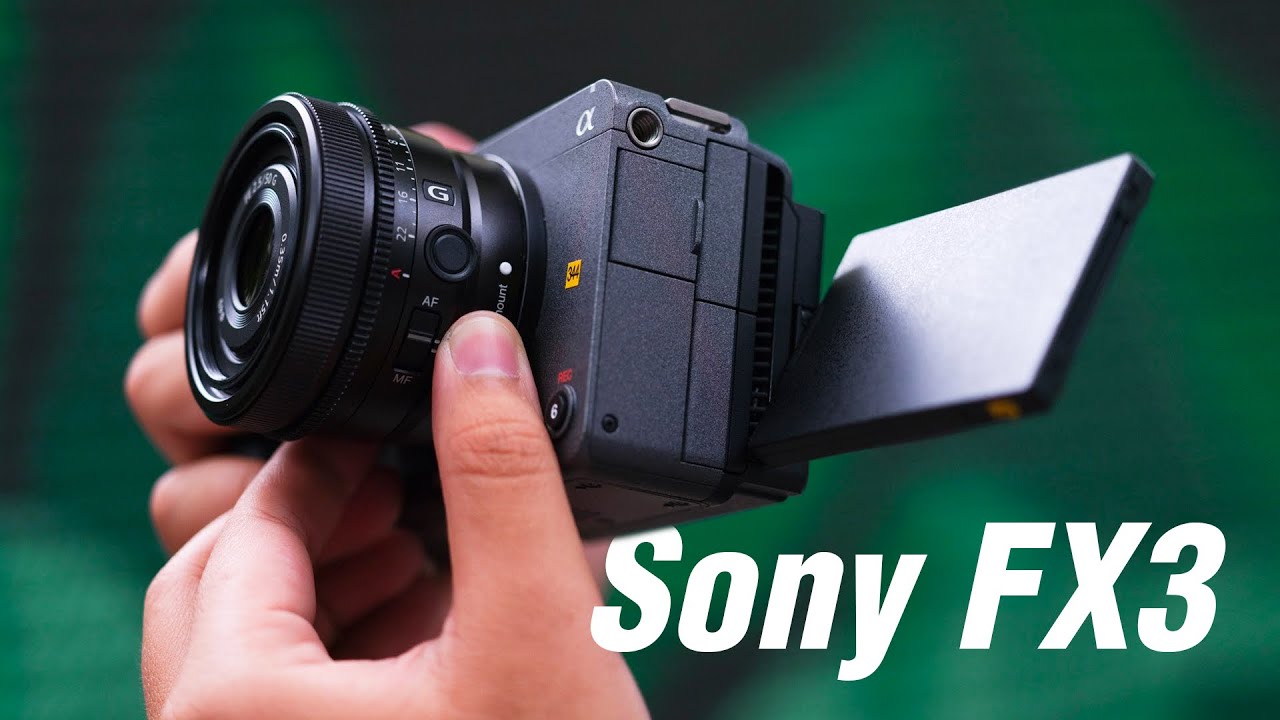 Trên tay máy quay phim Sony FX3 - youtube