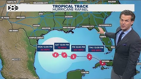 DFW Weather | Tracking Hurricane Rafael, 14 day forecast