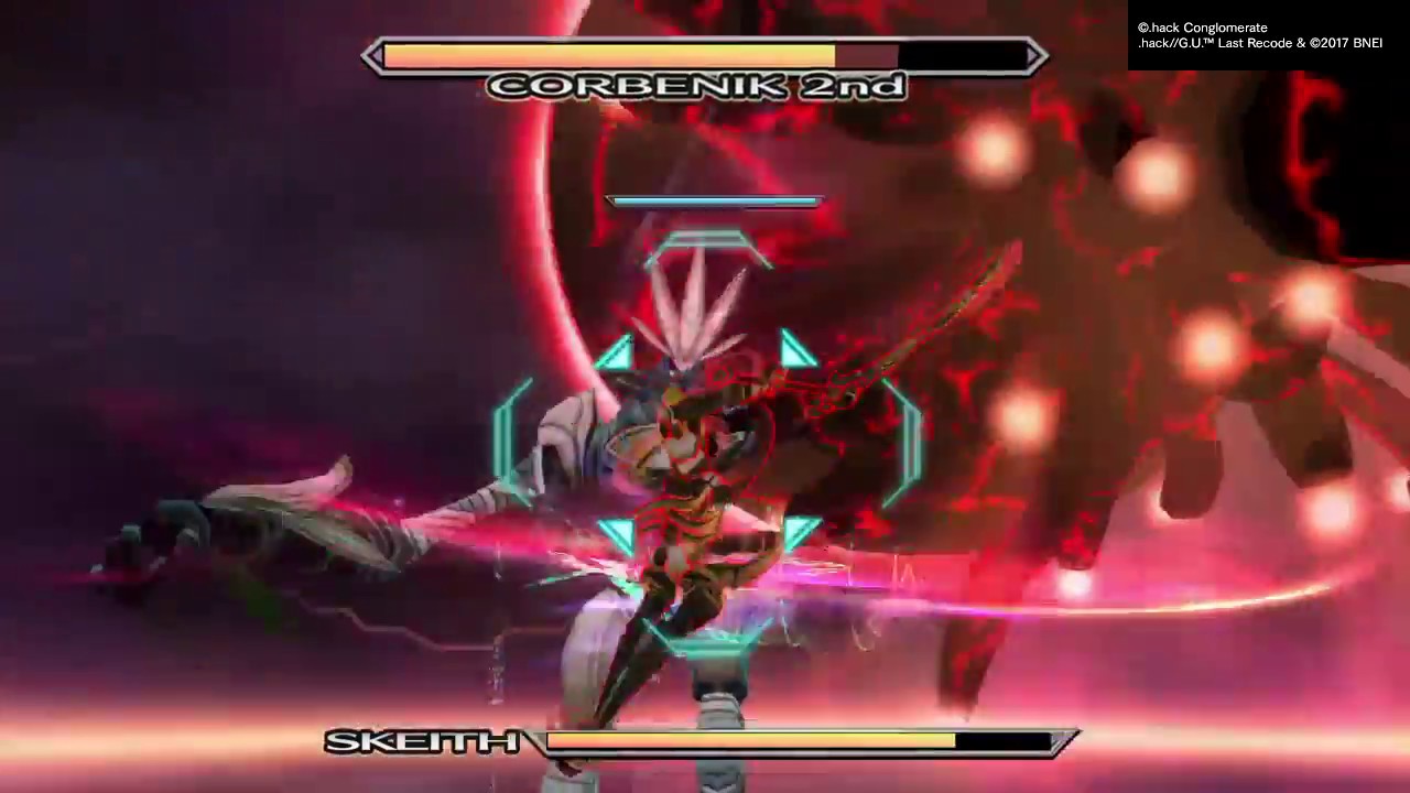 .hack//G.U. Last Recode Skeith (2nd) VS Corbenik the 2nd