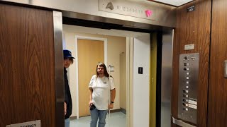 INCREDIBLE 1967 Montgomery Square Button Elevators at UW CHDD in Seattle, WA