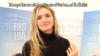 Red carpet Interview with Annie Heise star of First Love, and The  Blacklist Details