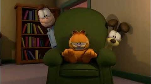 The Garfield Show intro with the  Garfield And Friends theme