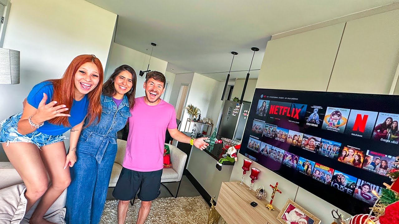 O MEU IRMÃO E A DANI VIERAM CONHECER A CASA NOVA 