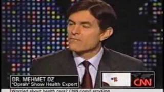Dr. Oz on Larry King - Holistic Health Care Reform