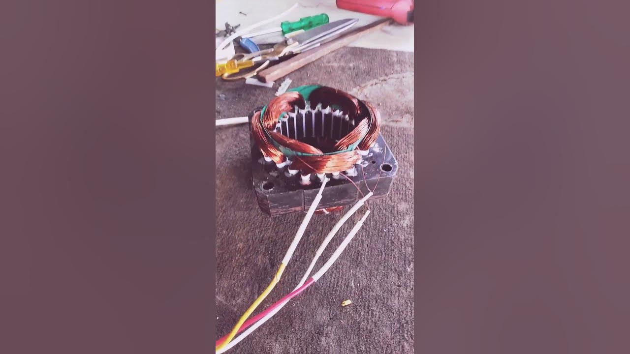 washing machine moter connection - YouTube