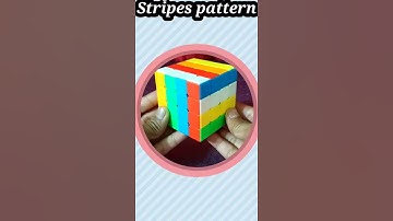 4 by 4 stripes pattern.  #shorts #MrRubiksCube
