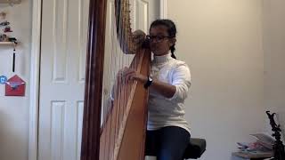 Runaway -- AURORA | Harp Cover By Nishi Kumar