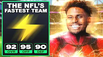 I Built The Fastest NFL Team Of All-Time