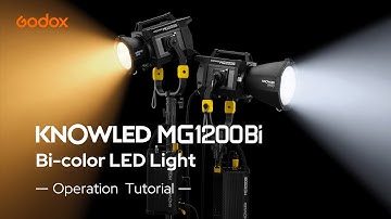KNOWLED MG1200Bi Bi-color LED Light | Operation Tutorial