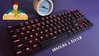 Redragon Kumara K552-2 TKL Black Mechanical Keyboard (Single Color LED - Red)