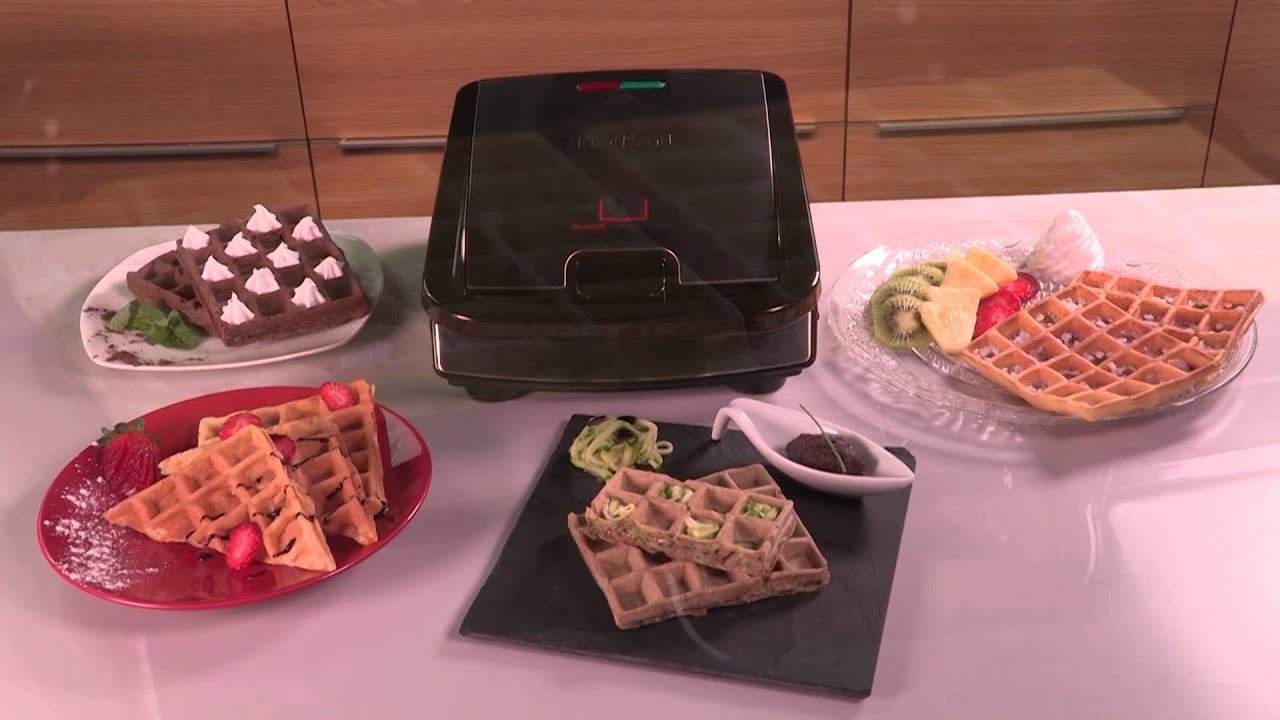 Tefal Snack Collection no.4 Waffle Plates YouTube