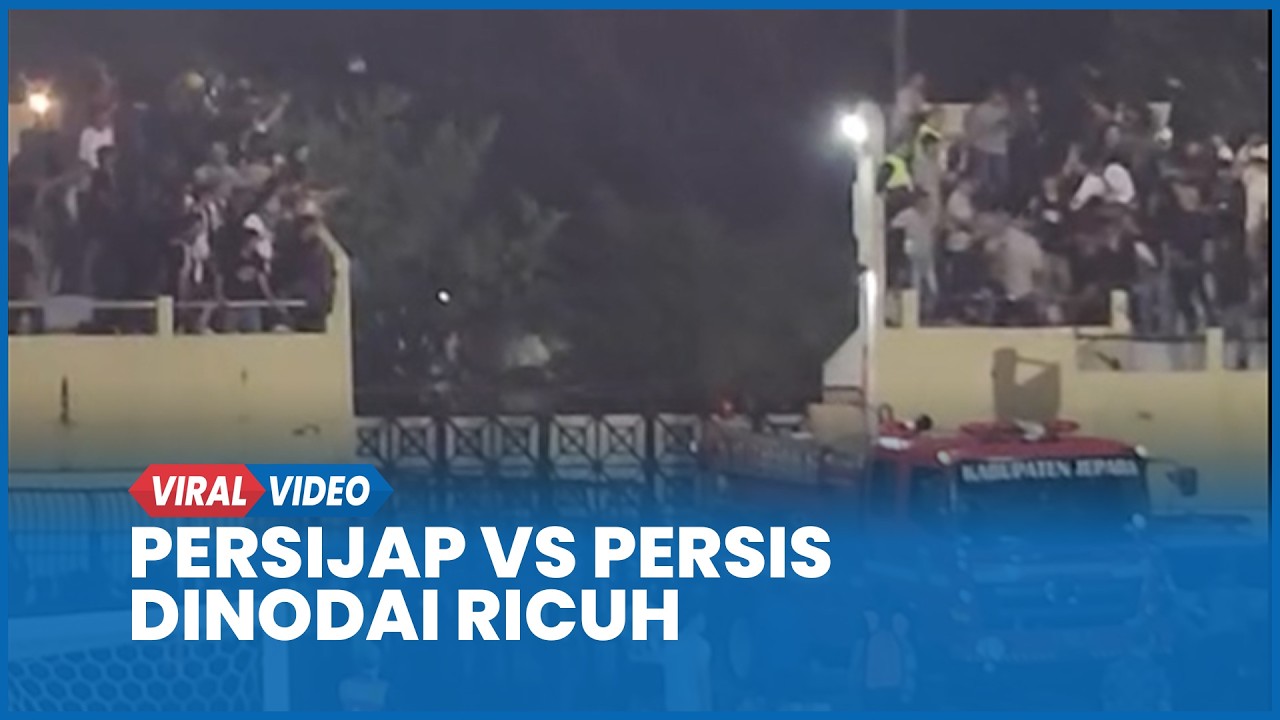 Mencekam, Laga Persijap Jepara Vs Persis Solo Dinodai Ricuh Suporter di Depan Stadion