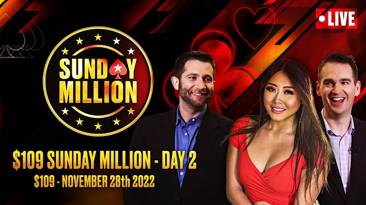 $109 SUNDAY MILLION - DAY 2  James, Joe & Maria  P...