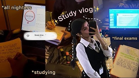 Final exam week😵‍💫 | | Pulling all nighters✨ | | Chandigarh University 🫶🏻 | | Siddhi Goel🤎