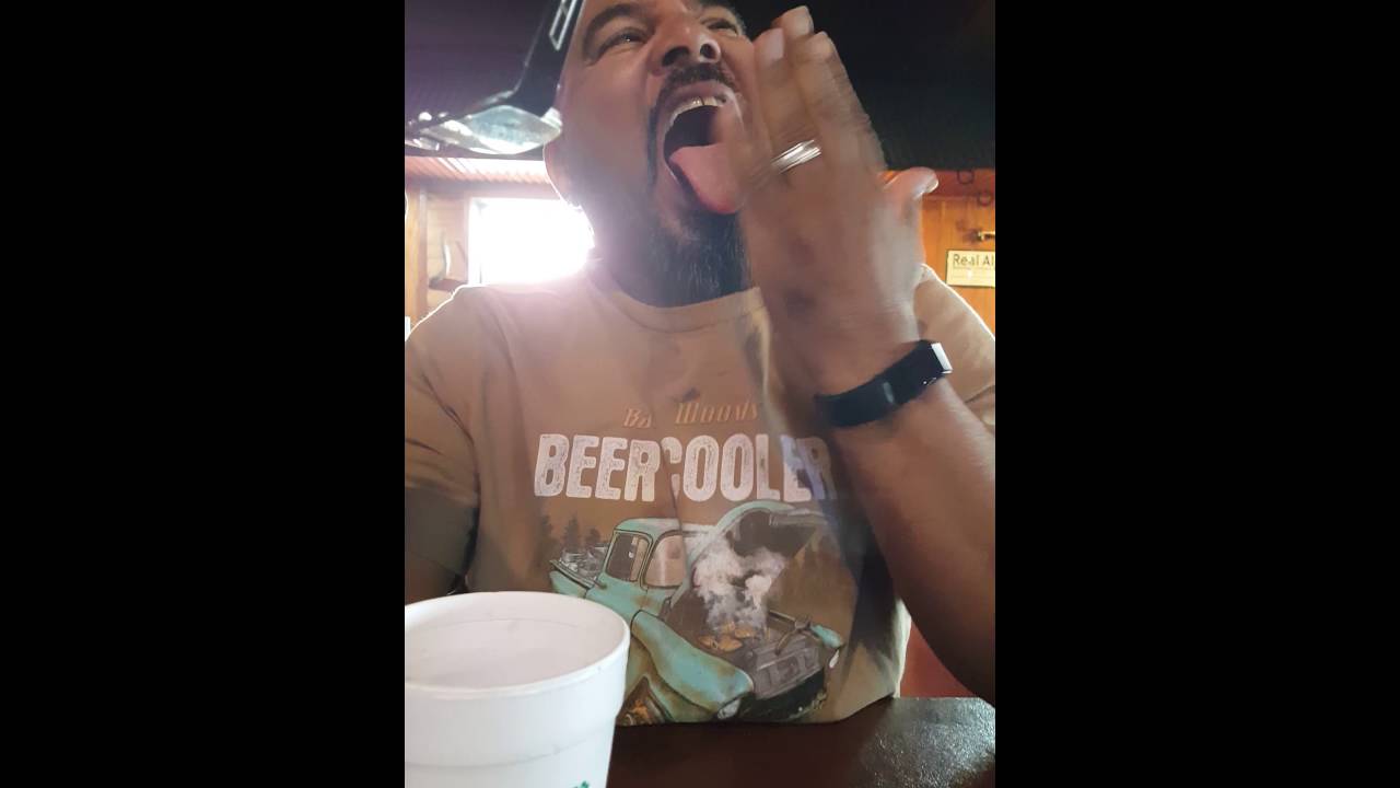 Mouth on fire (Funny)