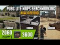 PUBG Lite Maps Ultra Settings Benchmark Comparison  tested on RTX 2060 Super with Ryzen 3600