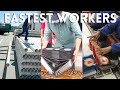 Fastest workers  skilled and fastest workers in the world  satisfaction daily