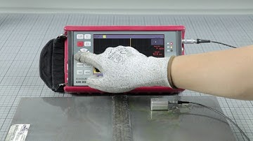 ECHOGRAPH 1095: Ultrasonic Weld Inspection with Skip Info