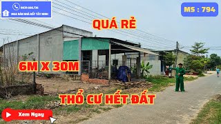 Đất Rẻ Khu Dân Cư Gần Chợ Long Hoa Nằm Kế Trường Học Sát Đường Trần Phú | Nhà Đất Tây Ninh 794N