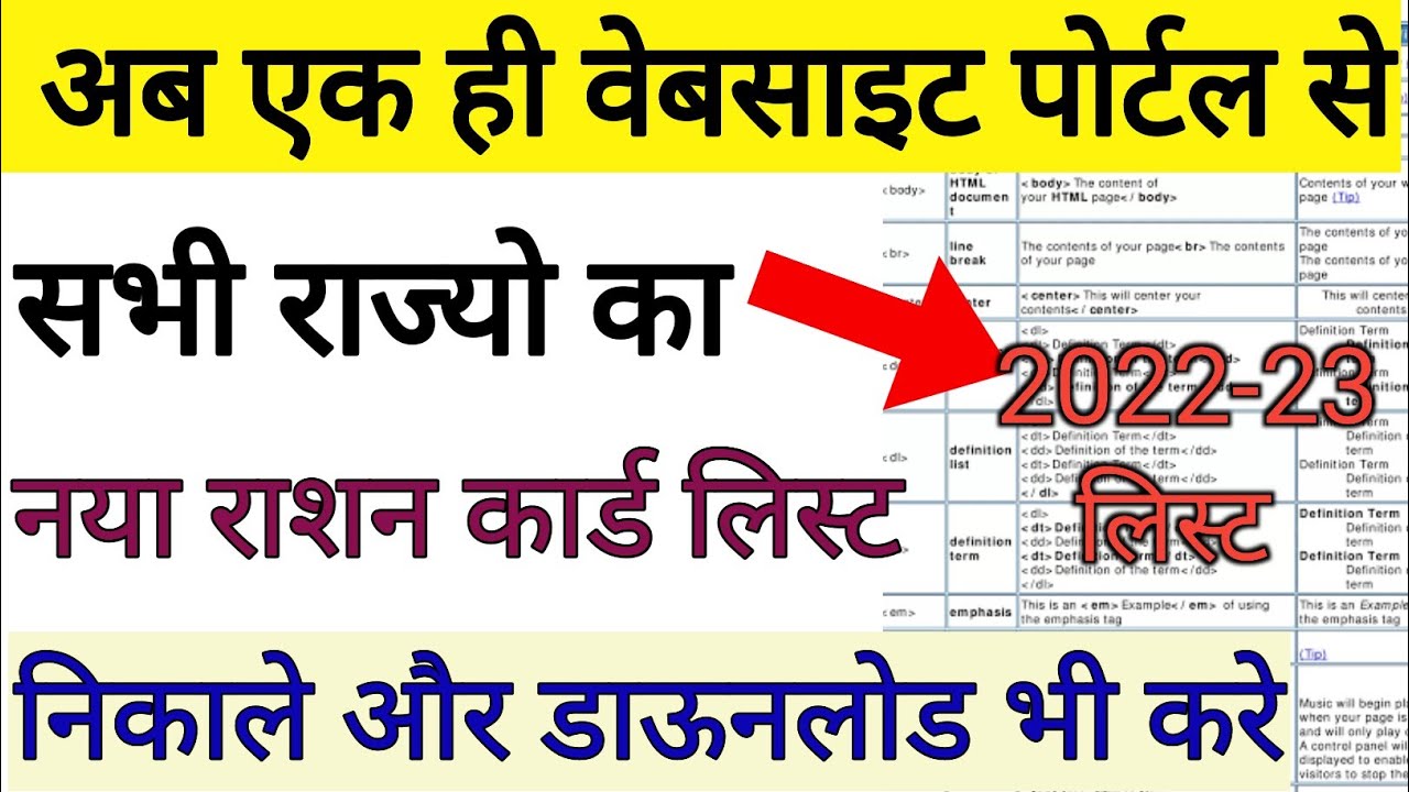 All State New Ration Card List Kaise Nikale | All State New Ration Card Download | Ration Card 2022