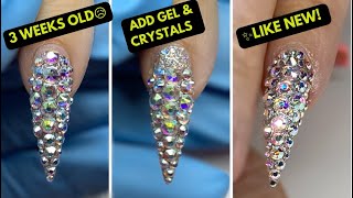 Save Your Crystals! Refill your Full Bling Nails! Swarovski, Preciosa and more.